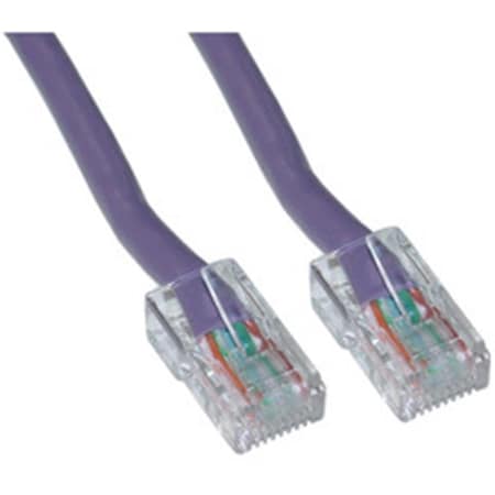 Cable Wholesale Cat6 Purple Ethernet Patch Cable- Bootless- 3 foot 10X8-14103